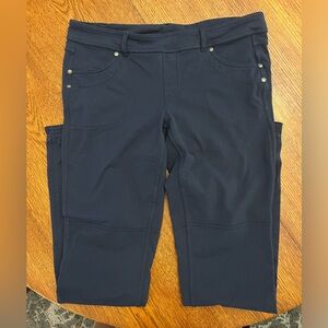 Athleta Navy Blue Leggings Size Large Tall.